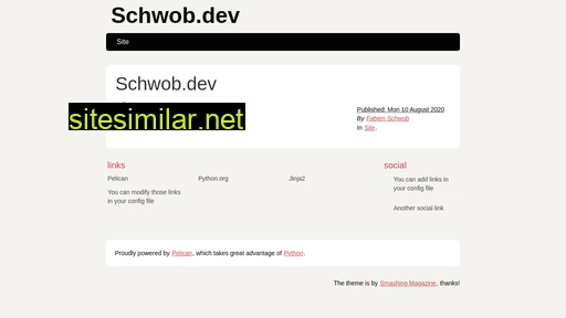 schwob.dev alternative sites