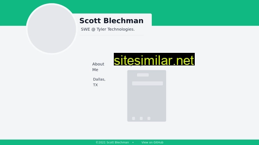 scottblechman.dev alternative sites