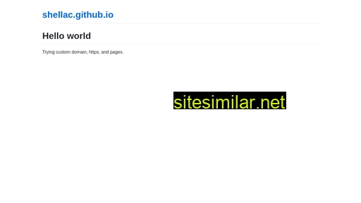 shellac.dev alternative sites