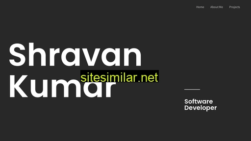 shravankumar.dev alternative sites