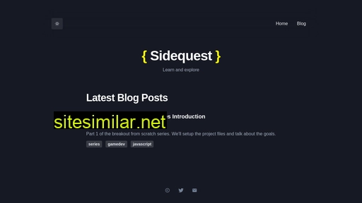 sidequest.dev alternative sites