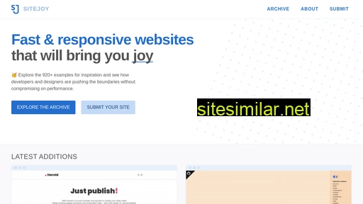 Sitejoy similar sites