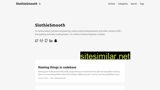 slothiesmooth.dev alternative sites