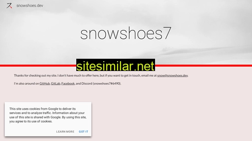 Snowshoes similar sites