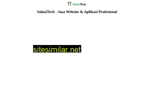 Solusitech similar sites