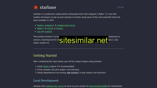 Starbase similar sites