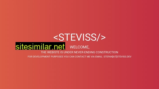 steviss.dev alternative sites