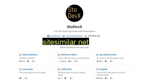stolaf.dev alternative sites