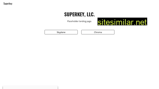 Superkey similar sites
