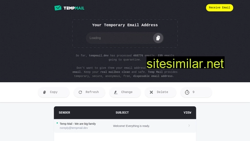 tempmail.dev alternative sites