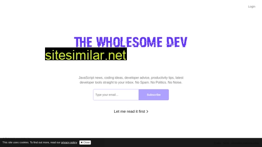 thewholesome.dev alternative sites