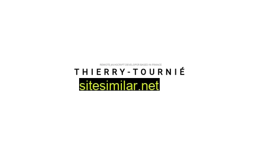 thierrytournie.dev alternative sites