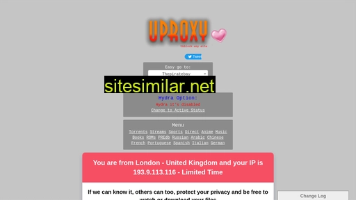 uproxy.dev alternative sites