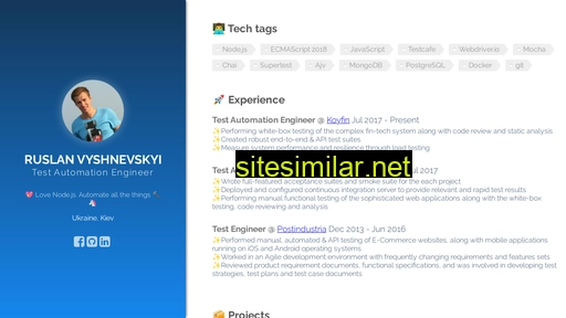 Vyshnevskyi similar sites