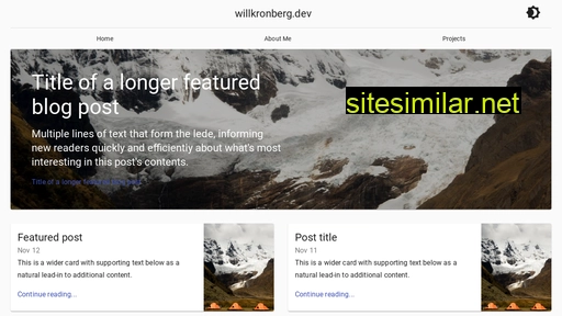 willkronberg.dev alternative sites