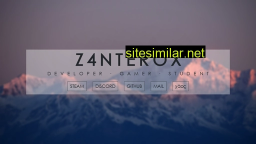 Z4nterox similar sites