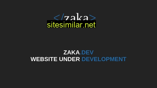 zaka.dev alternative sites