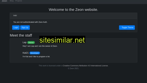 zeon.dev alternative sites