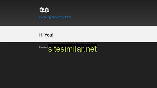 zhengying.dev alternative sites