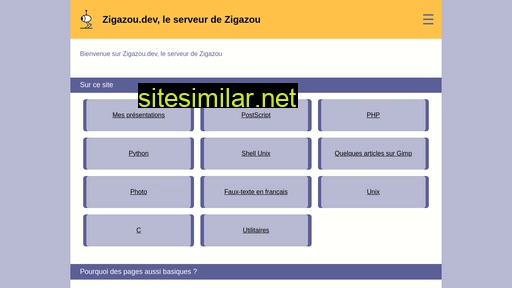 zigazou.dev alternative sites