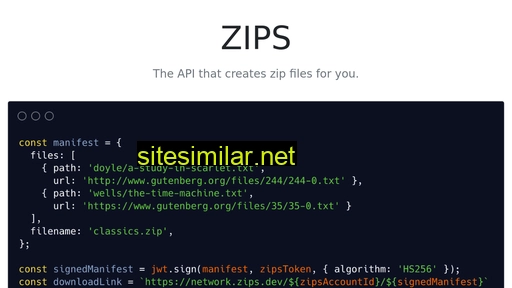 zips.dev alternative sites