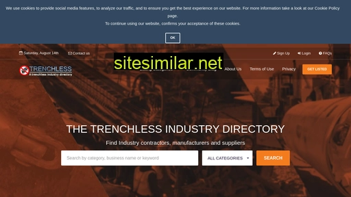 trenchless.directory alternative sites