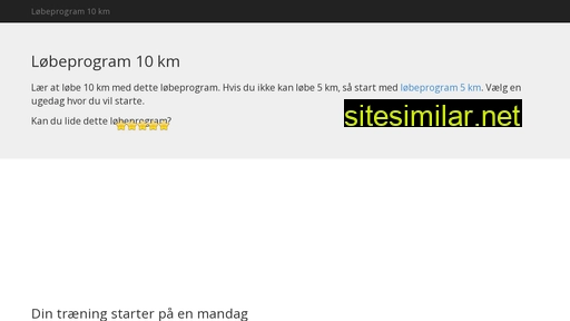 10km.dk alternative sites