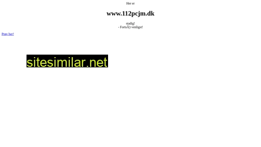 112pc.dk alternative sites