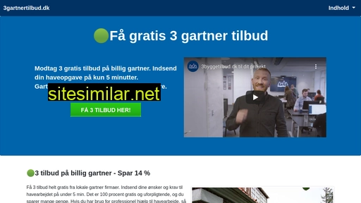 3gartnertilbud.dk alternative sites