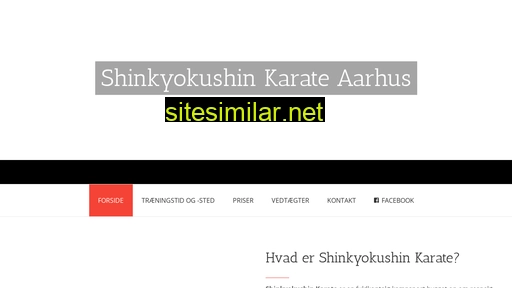 Aarhusshinkyokushinkarate similar sites