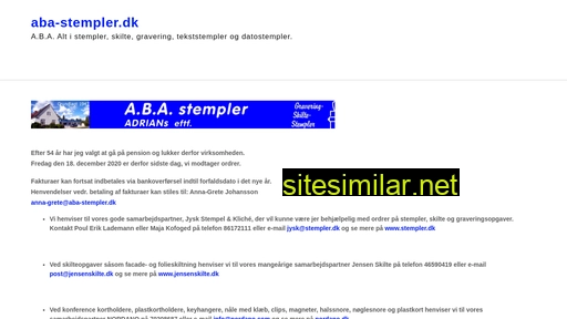 aba-stempler.dk alternative sites