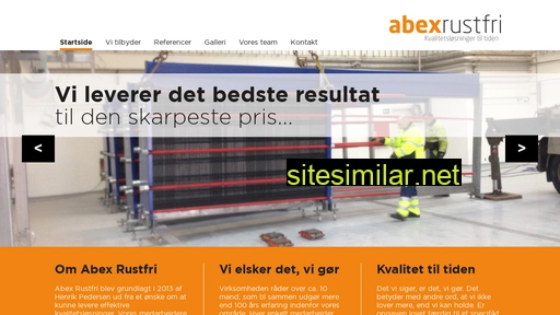 abexrustfri.dk alternative sites