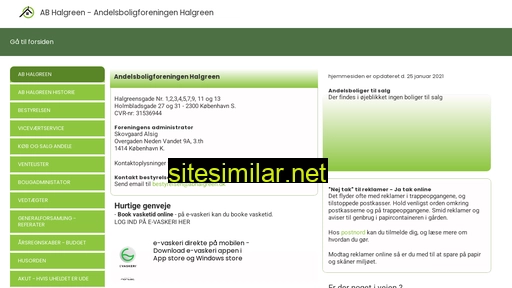 abhalgreen.dk alternative sites