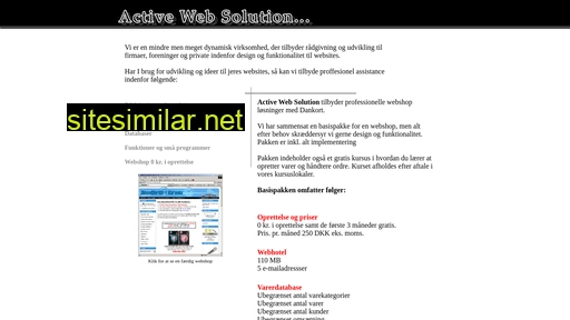 activewebsolution.dk alternative sites