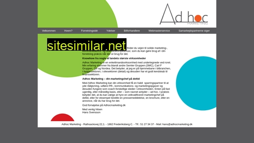 adhocmarketing.dk alternative sites