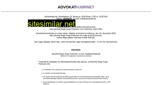 advokathj.dk alternative sites