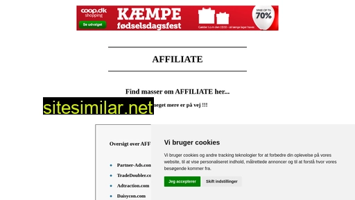 affiliateweb.dk alternative sites
