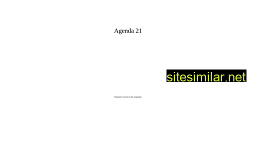 agenda21.dk alternative sites