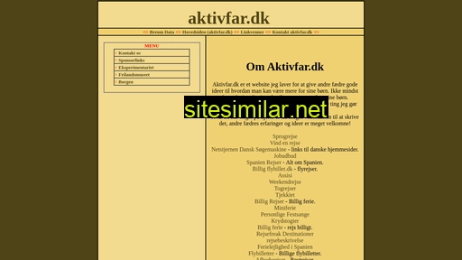 aktivfar.dk alternative sites