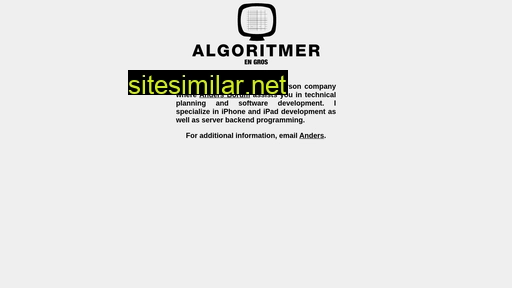 algoritmer.dk alternative sites