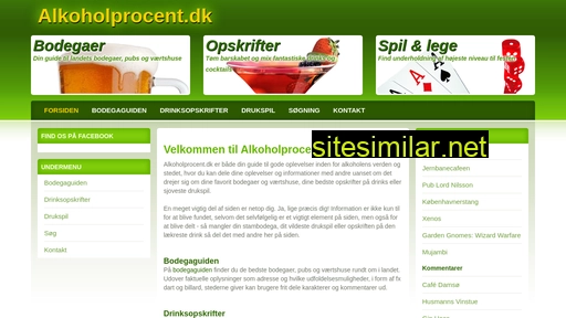 alkoholprocent.dk alternative sites