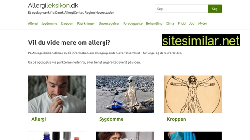 allergileksikon.dk alternative sites