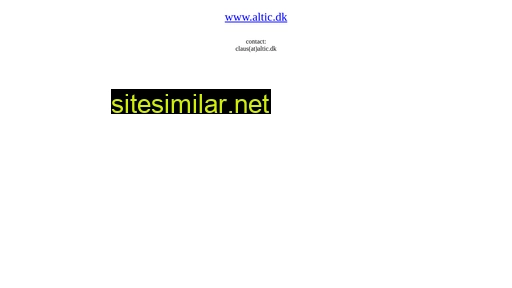 altic.dk alternative sites