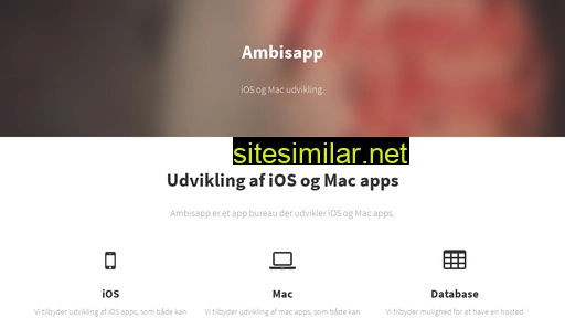 ambisapp.dk alternative sites