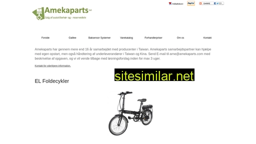 amekaparts.dk alternative sites