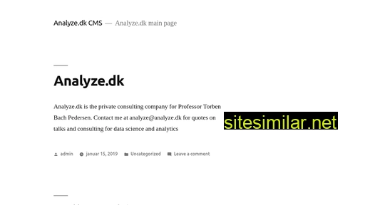 analyze.dk alternative sites