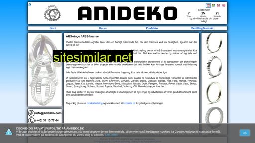 anideko.dk alternative sites