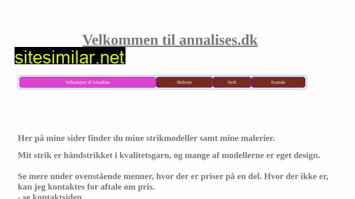 annalises.dk alternative sites