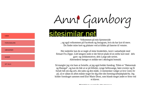 annigamborg.dk alternative sites
