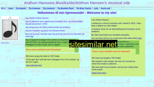 anthonhansen.dk alternative sites
